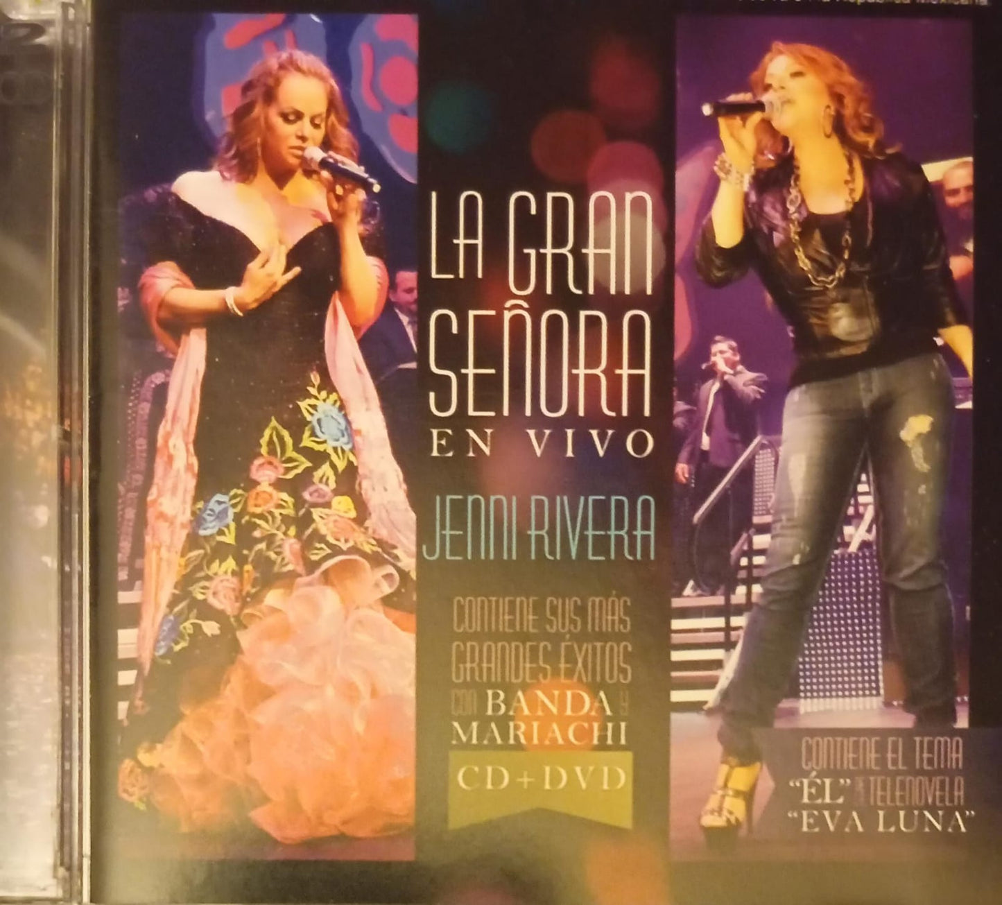 Jenni Rivera – La Gran Señora En Vivo. Cd, DVD. tienda de discos en méxico formato muerto
