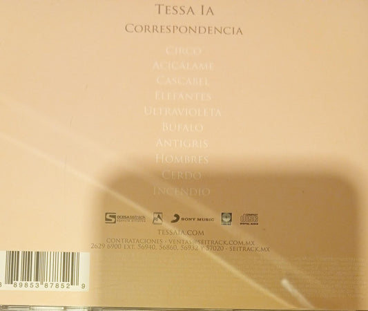 Tessa Ia – Correspondencia. Cd. tienda de discos en méxico formato muerto