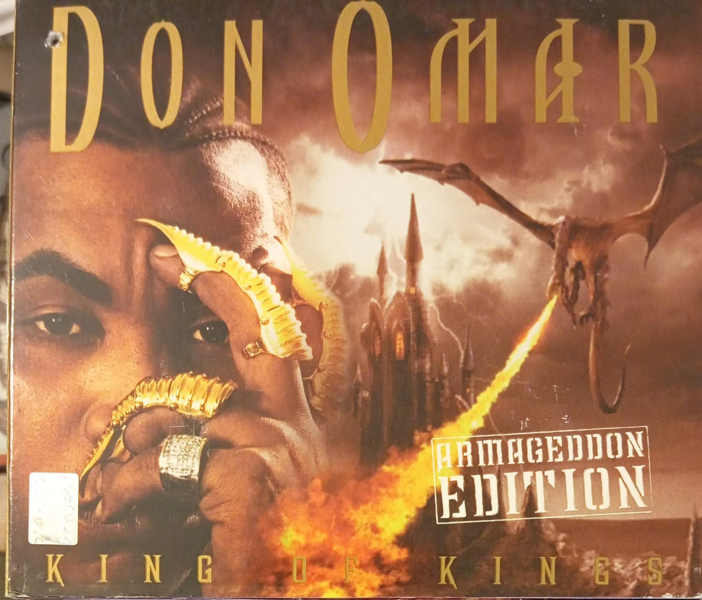 Don Omar – King Of Kings (Armageddon Edition). 2 x CD y 1 DVD. En buen estado. tienda de discos en méxico formato muerto