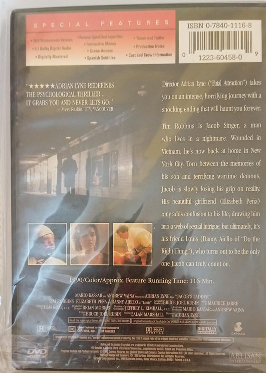 Jacobs Ladder. DVD. tienda de discos en méxico formato muerto