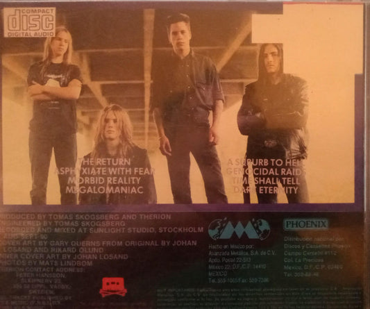 Therion – Of Darkness. CD. 1992 nacional. tienda de discos en méxico formato muerto