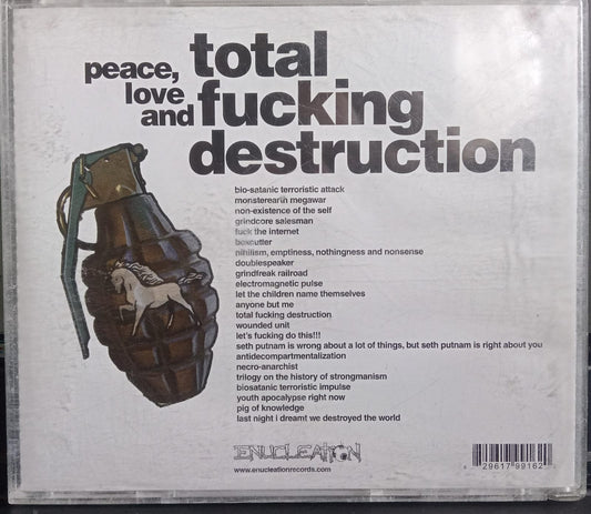 Total Fucking Destruction – Peace, Love And Total Fucking Destruction. Cd. tienda d ediscos en méxico formato muerto