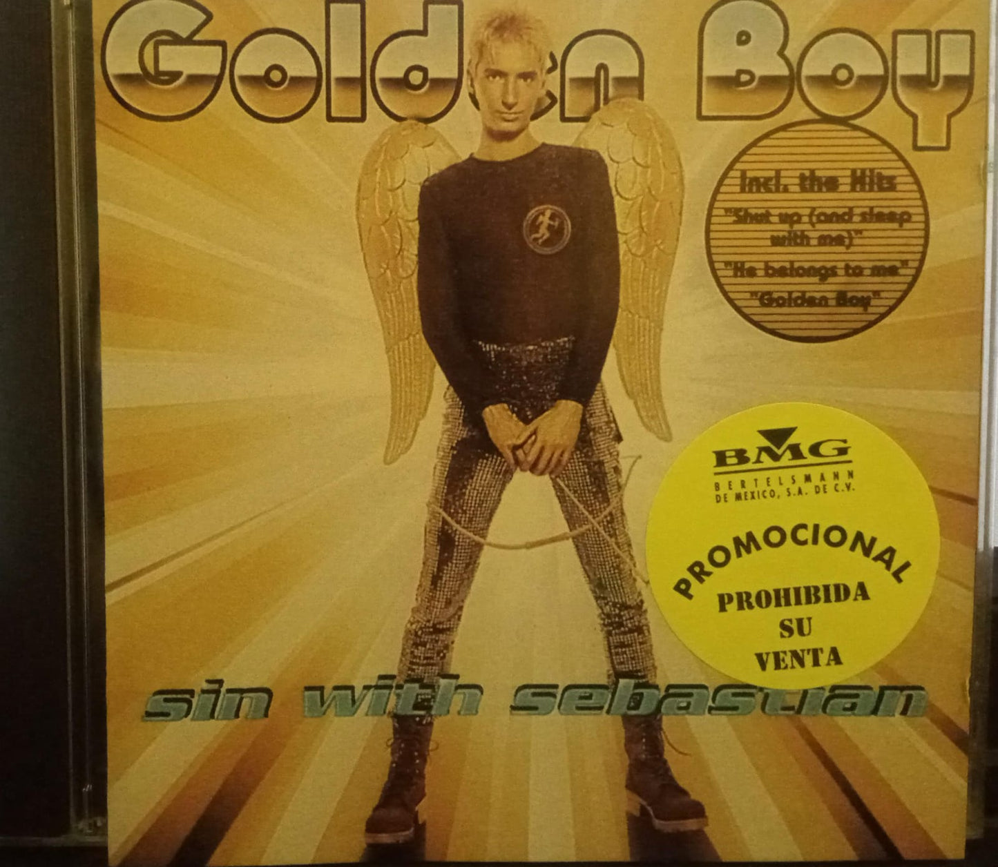 Sin With Sebastian – Golden Boy. CD. tienda de discos en méxico ormato muerto