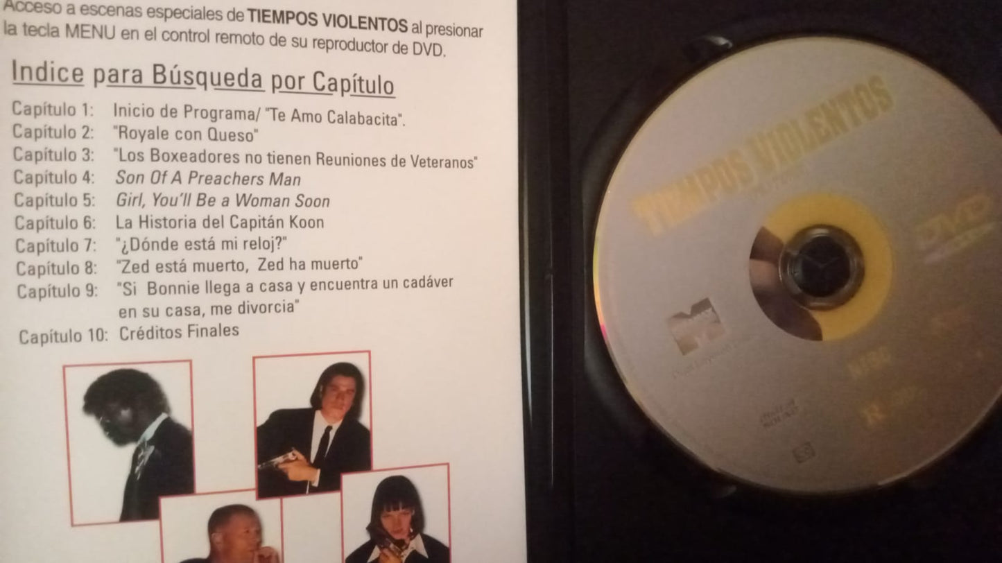 Tiempos violentos. DVD.
