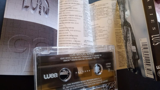 Luis Miguel – Aries. Cassette. tienda de discos en méxico formato muerto tienda de discos en méxico formato muerto