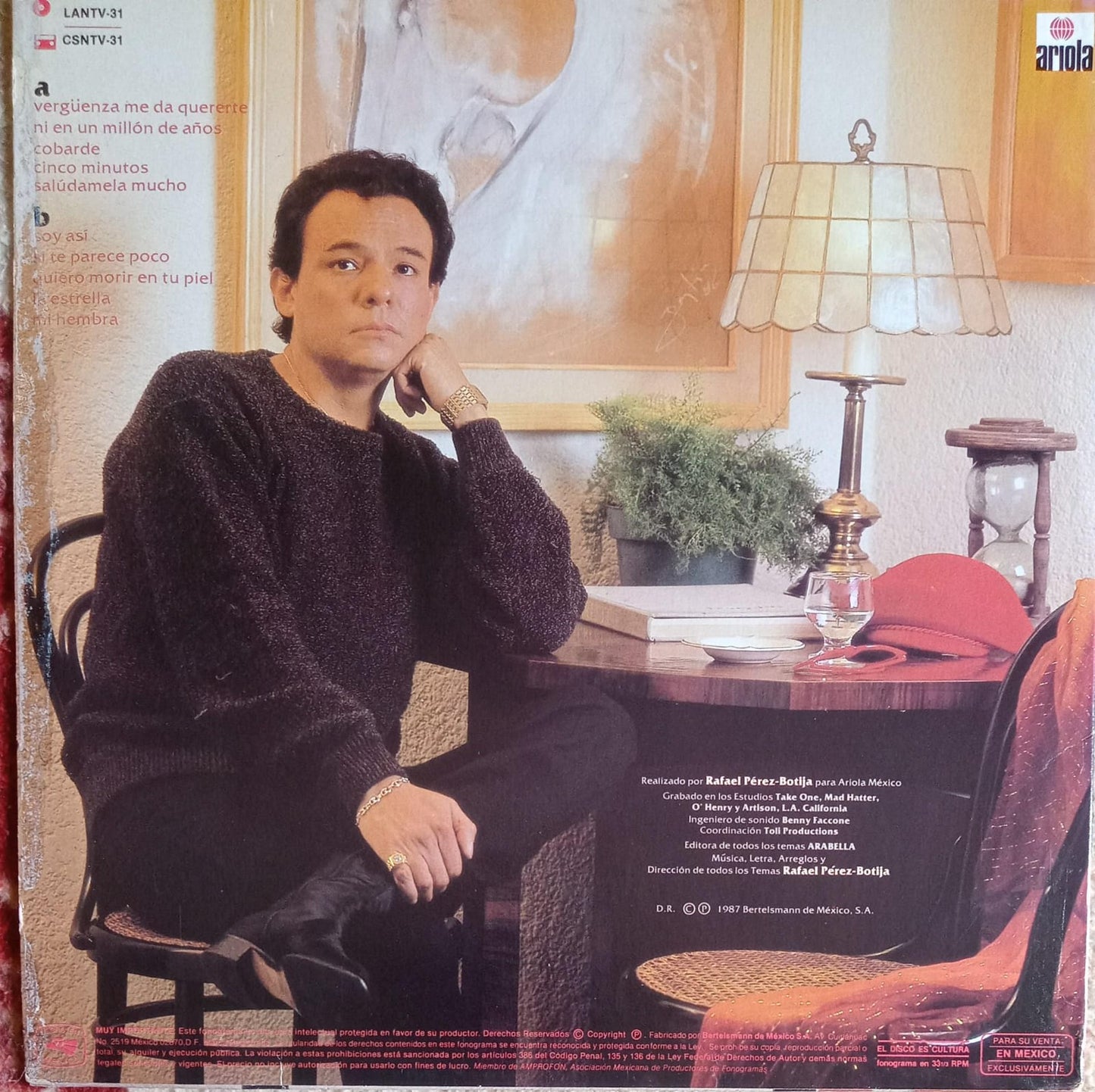 José José – Soy Así. Vinilo. tienda de discos en méxico formato muerto