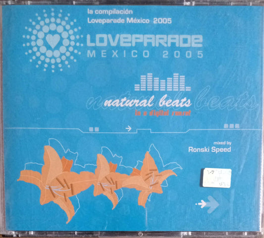Various – Loveparade México 2005 "Natural Beats". Cd doble. tienda de discos en méxico formato muerto