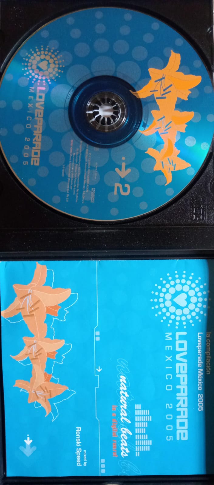 Various – Loveparade México 2005 "Natural Beats". Cd doble. tienda de discos en méxico formato muerto