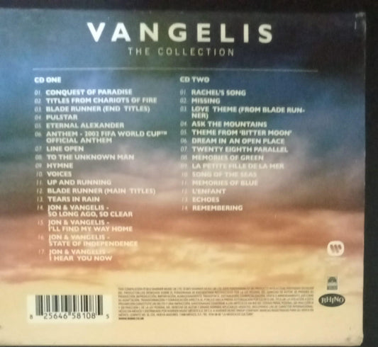 Vangelis – The Collection. Cd doble en buen estado.