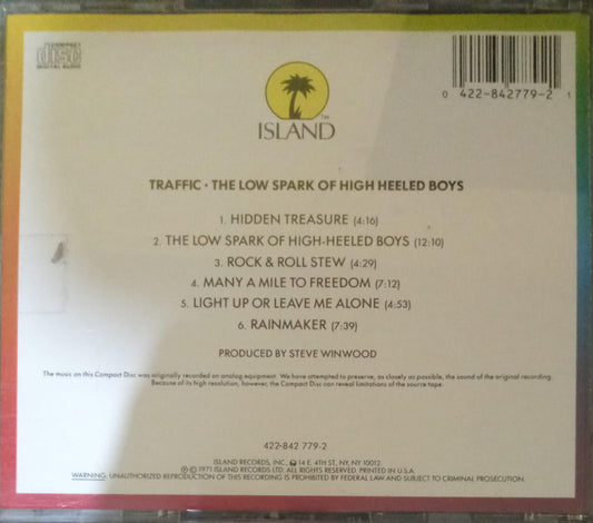 Traffic – The Low Spark of High Heeled Boys (CD Importado).