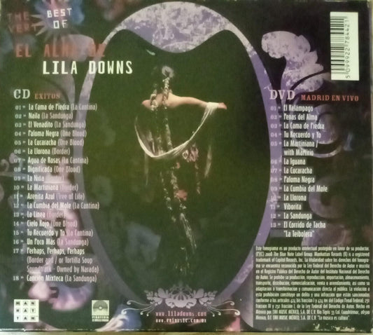 Lila Downs – The Very Best Of El Alma De Lila Downs. Cd y DVD en buen estado.