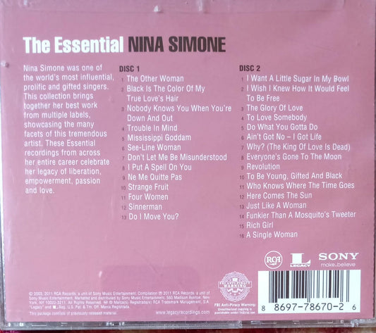 Nina Simone – The Essential Nina Simone. Cd doble en buen estado.