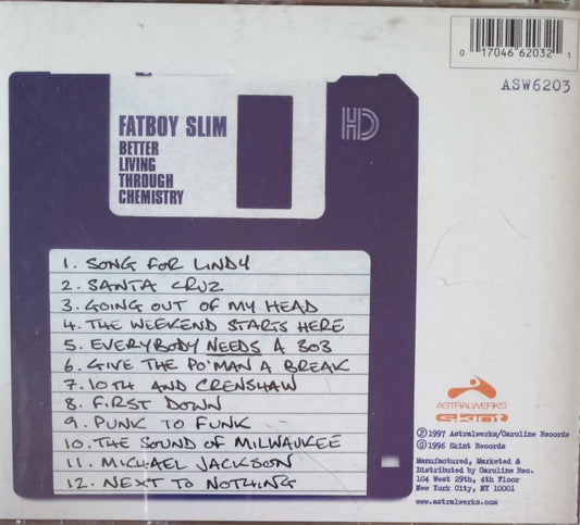 Fatboy Slim – Better Living Through Chemistry (CD Importado).
