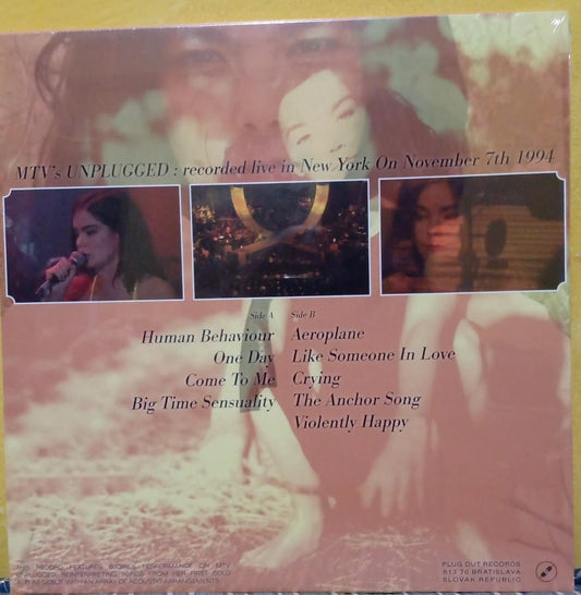 Björk – Unplugged. Vinilo nuevo. Raro.