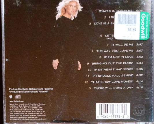 Faith Hill – Breathe (CD Importado).