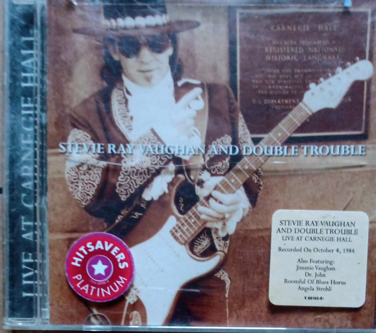 Stevie Ray Vaughan and Double Trouble – Live at Carnegie Hall (CD Importado).
