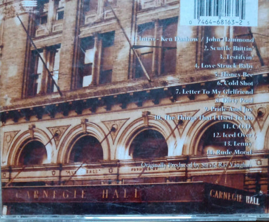 Stevie Ray Vaughan and Double Trouble – Live at Carnegie Hall (CD Importado).