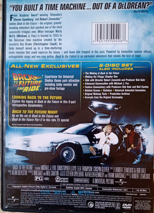 Volver al futuro. Título original: Back to the Future. DVD doble.