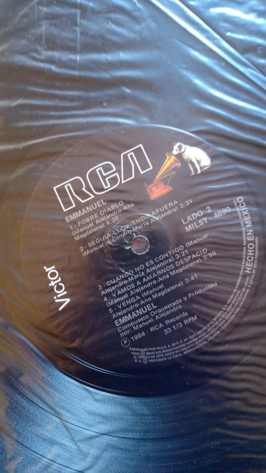 Emmanuel – Emmanuel. Vinilo 1984.