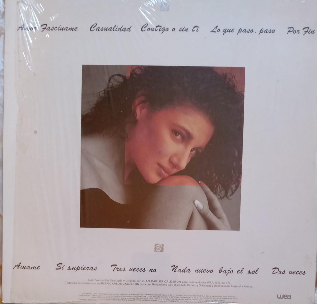 Alejandra Avalos – Amor Fascíname. Vinilo 1990.
