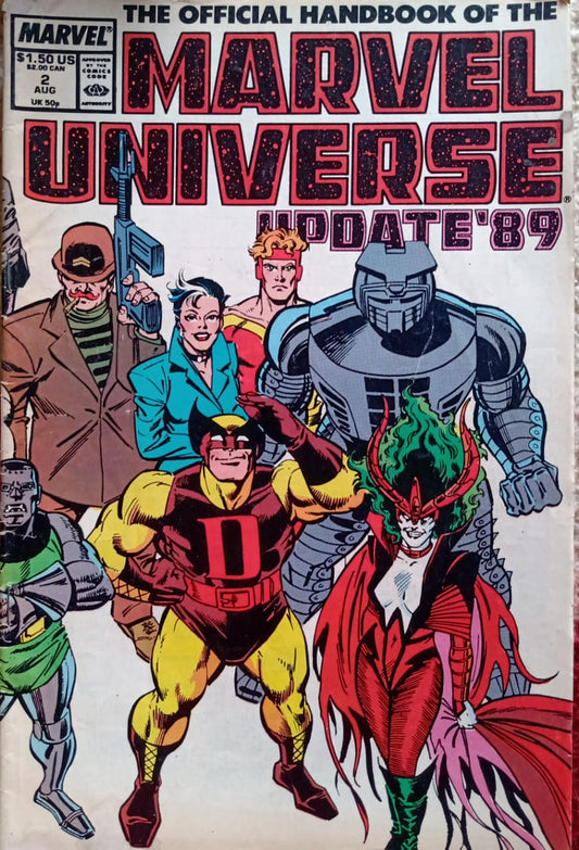 The Official Handbook of the Marvel Universe. 7 números 1989.