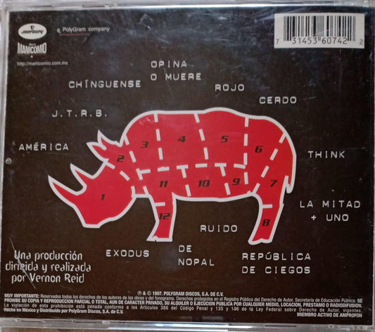 Resorte – República De Ciegos. Cd. 1ra ed.