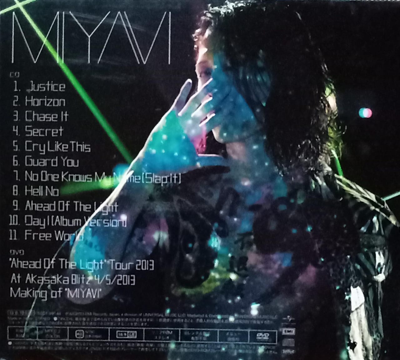 MIYAVI – Miyavi. Cd y DVD. Nuevo.