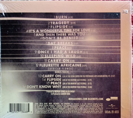 Norah Jones – Day Breaks (CD nuevo).