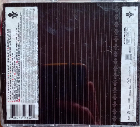 Alejandro Fernández – Viento A Favor. Cd dualdsc.
