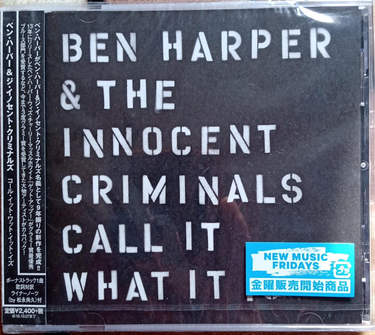 Ben Harper & The Innocent Criminals – Call It What It Is (CD nuevo, edición japonesa).