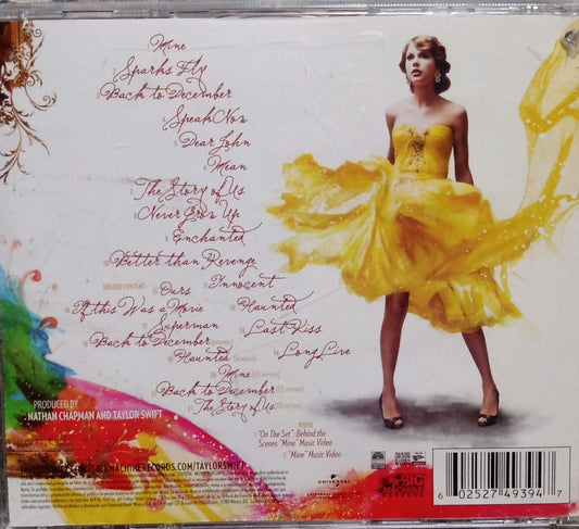Taylor Swift – Speak Now. Cd doble excelente estado.