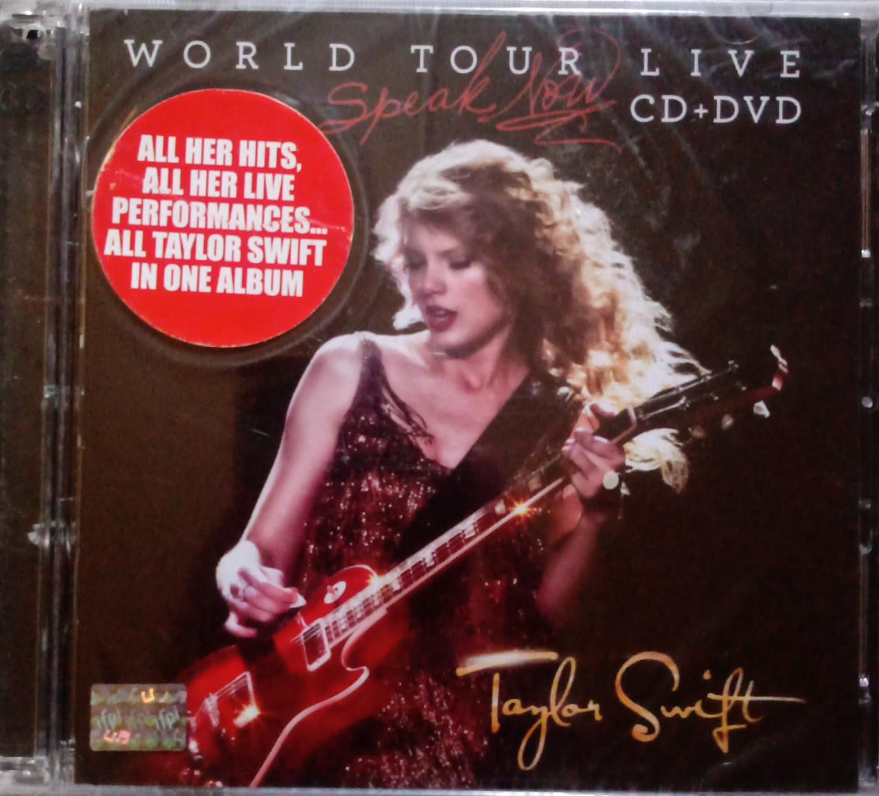 Taylor Swift – Speak Now World Tour Live (CD+DVD). Nuevo.
