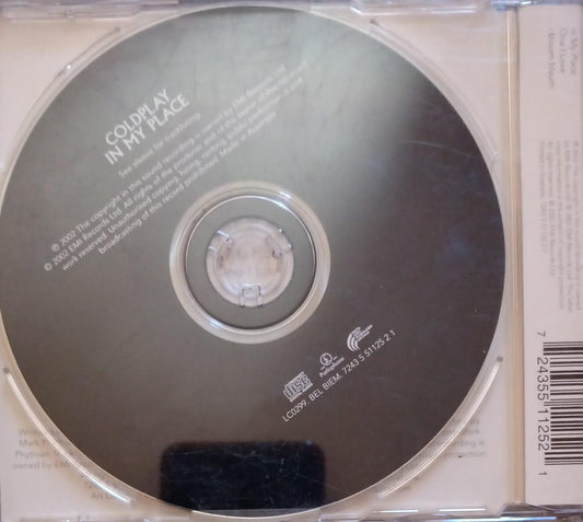 Coldplay – In My Place. CD single.
