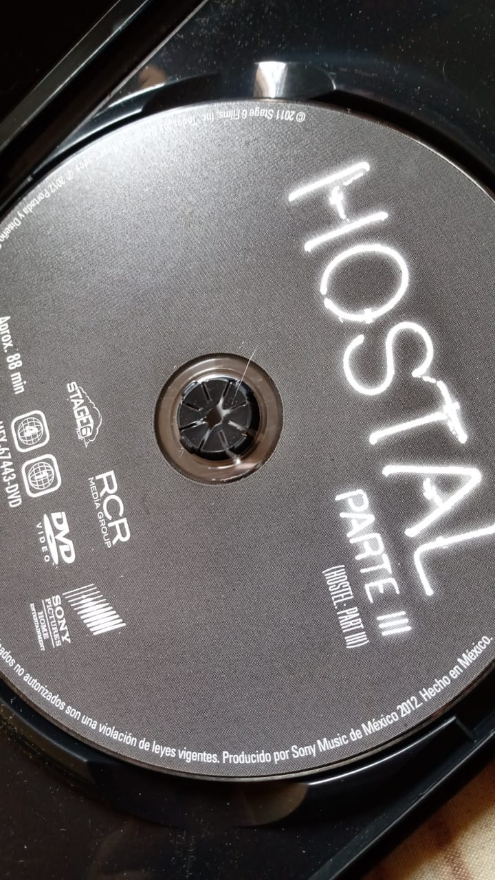 Hostal Parte III. DVD buen estado.
