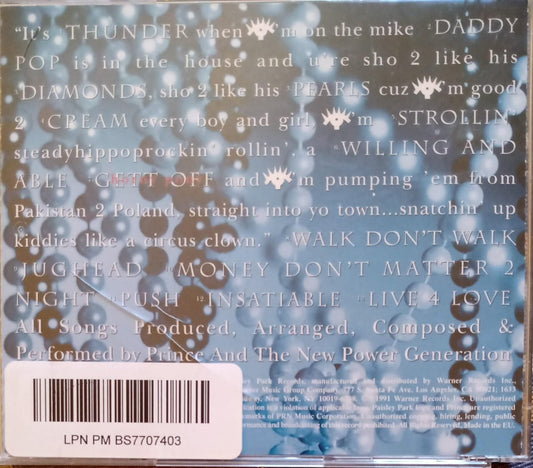 💿 PRINCE & THE NEW POWER GENERATION – DIAMONDS AND PEARLS 💜✨ Cd importado excelente estado.