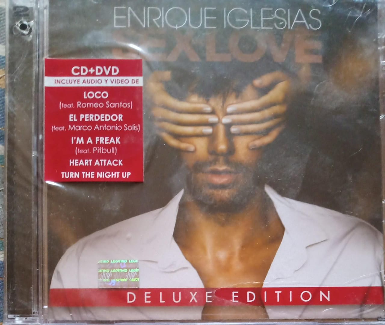 Enrique Iglesias – Sex And Love. CD y DVD nuevo.