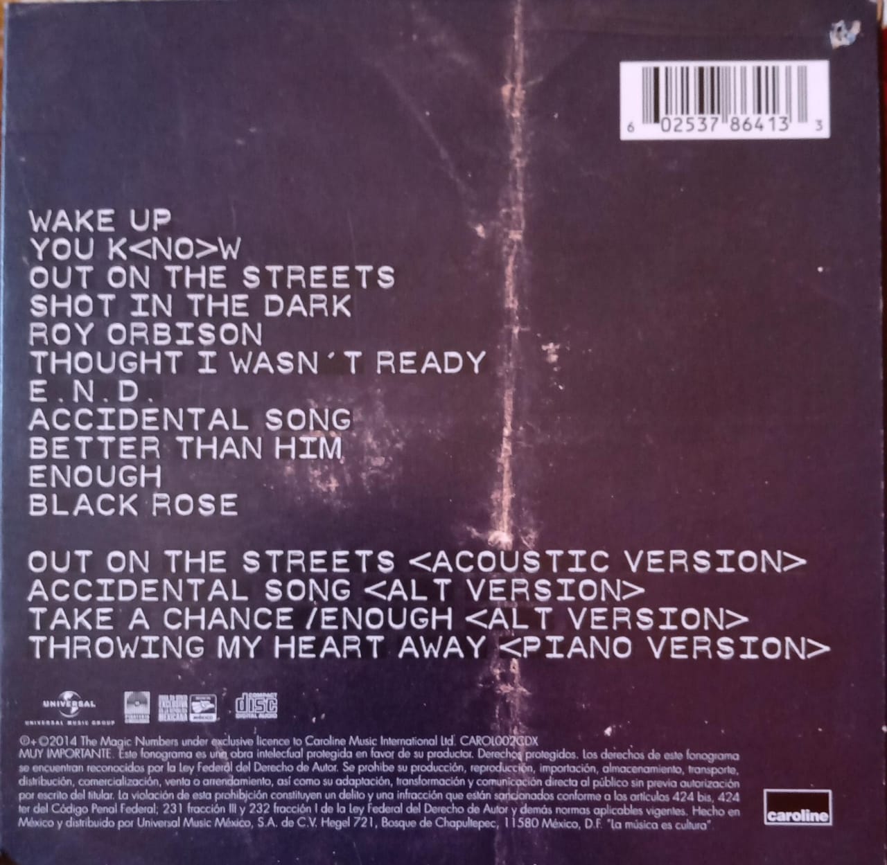 THE MAGIC NUMBERS – Alias. CD excelente estado.