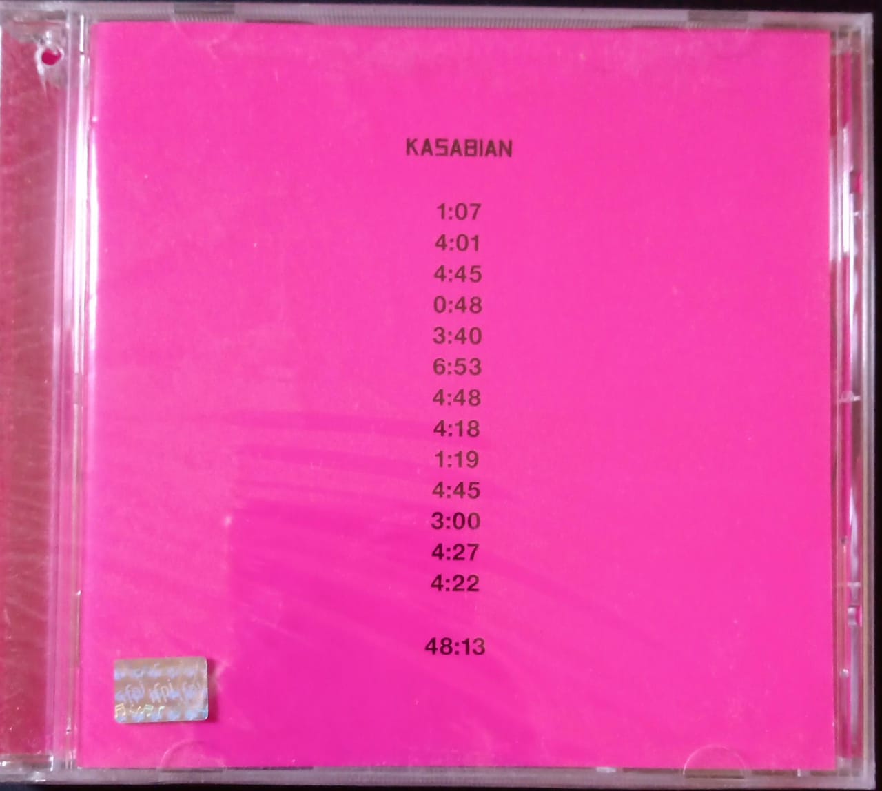 KASABIAN – 48:13. Cd nuevo.