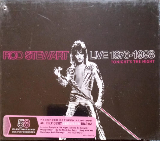 ROD STEWART – Live 1976–1998: Tonight's the Night. 4 cd nuevo.