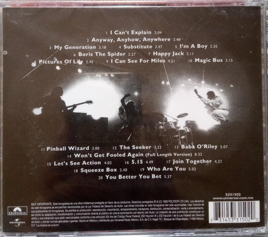 The Who – My Generation - The Very Best Of The Who. Cd nuevo.