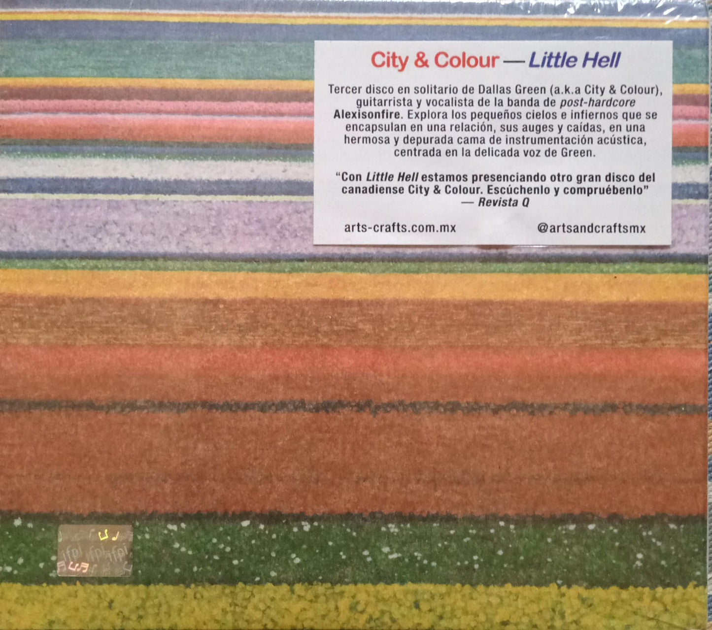 CITY AND COLOUR – Little Hell. Cd nuevo.