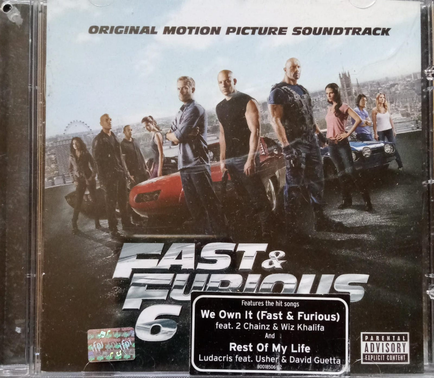 Varios – Fast & Furious 6 (OST Soundtrack). Excelente estado.
