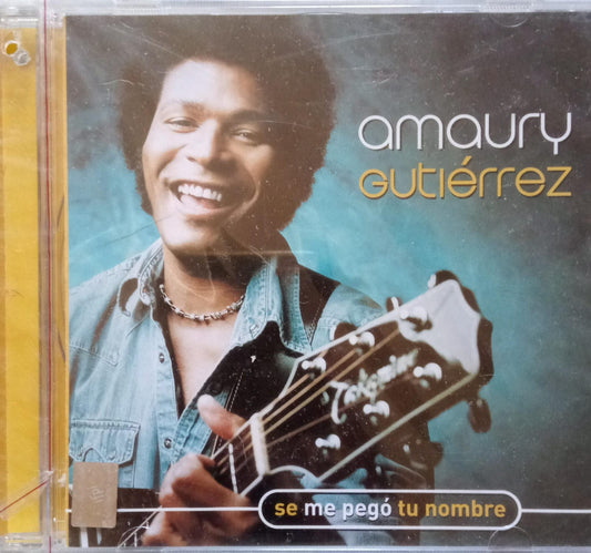 Amaury Gutiérrez – Se Me Pegó Tu Nombre. Cd nuevo.