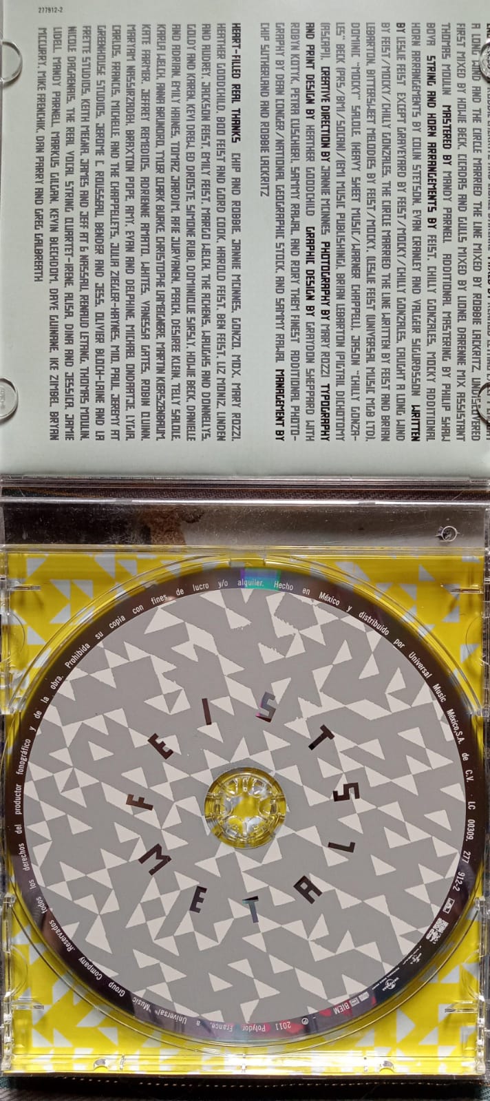 Feist – Metals (CD autografiado).