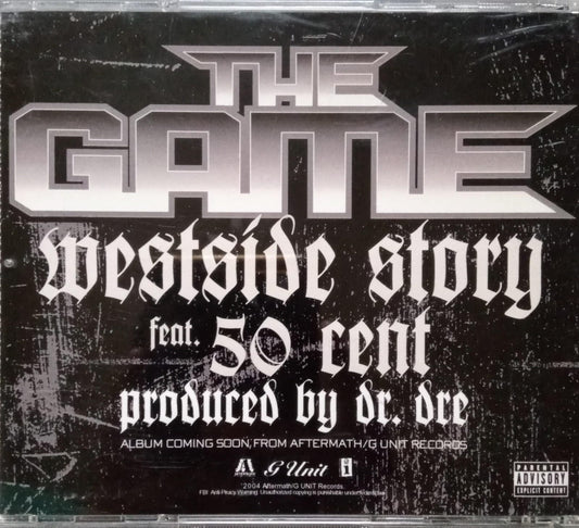 The Game Feat. 50 Cent – Westside Story. Cd single excelente estado.