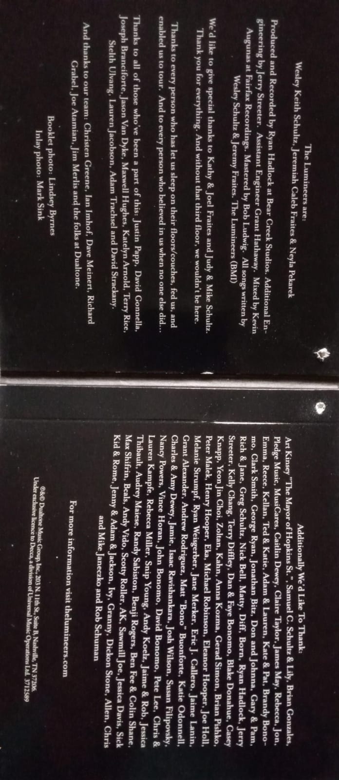 THE LUMINEERS – The Lumineers. Cd excelente estado.