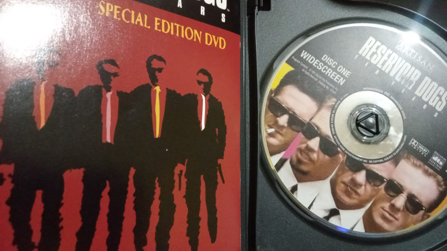 Perros de reserva. Reservoir Dogs. DVD doble.