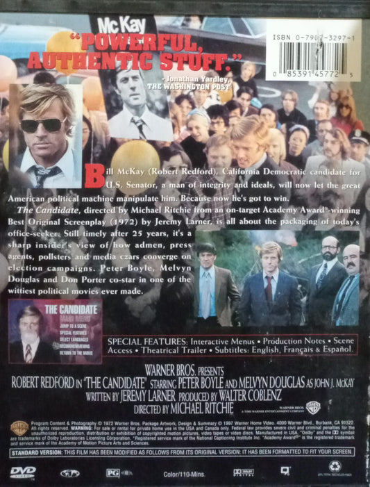 El candidato. The Candidate. DVD.