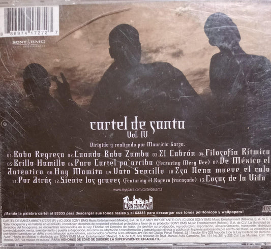 Cartel De Santa – Vol. IV. CD.