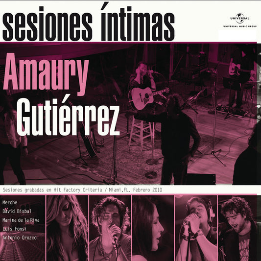 Amaury Gutiérrez – Sesiones Íntimas. Cd y DVD nuevo.